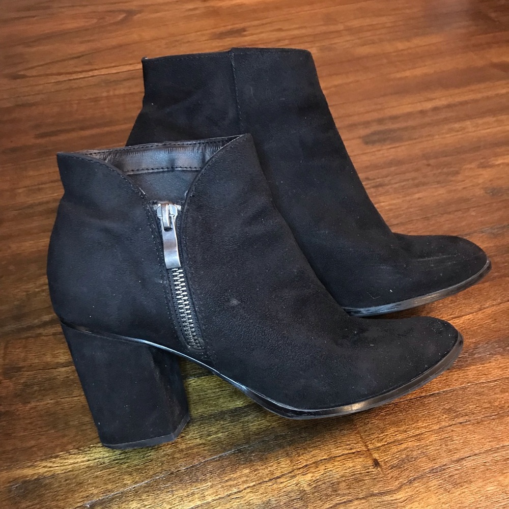 Suede Booties